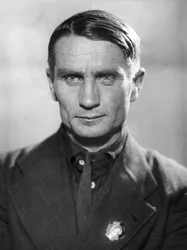 Akademikern Trofim Lysenko, som valdes till vice ordförande i unionens sovjet under den första sessionen av Sovjetunionens högsta sovjet 1938.